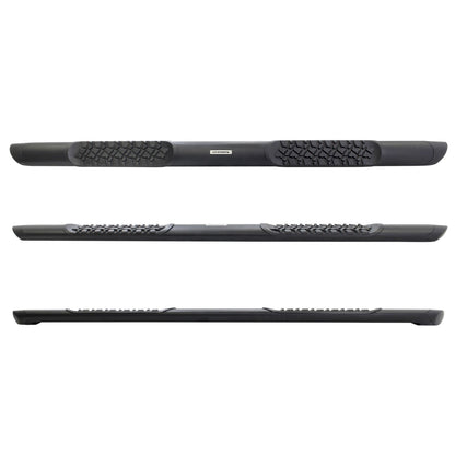 V3 Series Aluminum 5 Inch Elipse Side Steps with Mounting Brackets Textured Black 2015-2026 Ford F-150/ F-250/F-350 Extended Cab Go Rhino-5