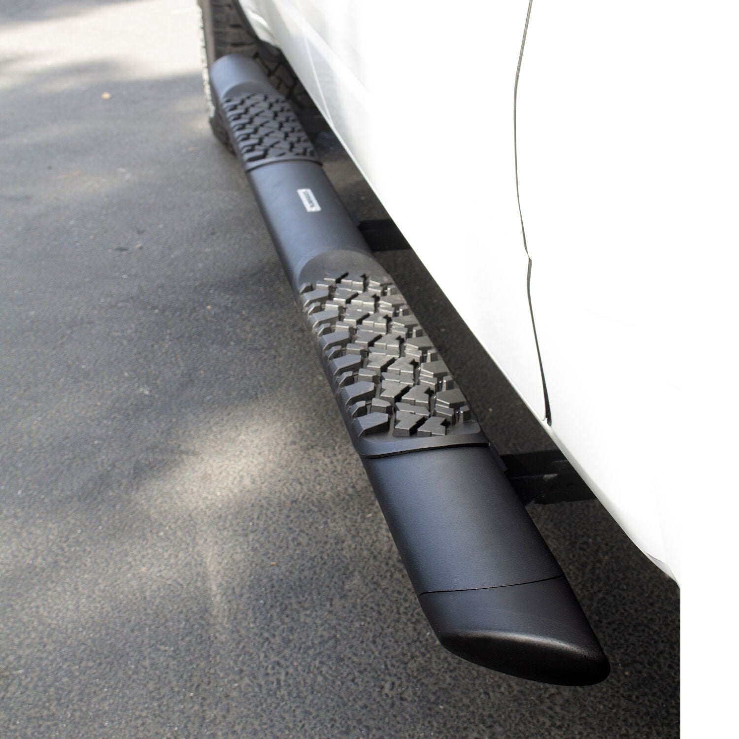 V3 Series Aluminum 5 Inch Elipse Side Steps with Mounting Brackets Textured Black 2007-2021 Toyota Tundra Extended Cab Go Rhino-3