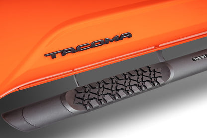 V Series V3 Aluminum Side Steps and Mounting Brackets Kit Textured Black Textured Black 2024-2026 Toyota Tacoma Go Rhino-2