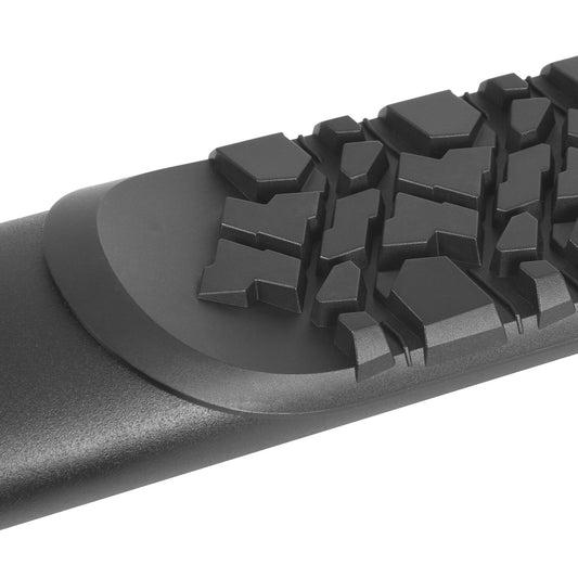 V3 Series Aluminum 5 Inch Elipse Side Steps with Mounting Brackets Textured Black 2020-2025 Jeep Gladiator Go Rhino-1