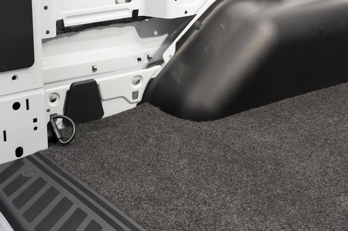 Vanrug Cargo Mat 15+ Ford Transit Long Wheel Base -Ext (ME) - 148 inch WB w/ extended body 3/4 Inch Closed Cell Foam Mat Size 160 5/8 Inch x 68 5/16 Inch Charcoal BedRug-4