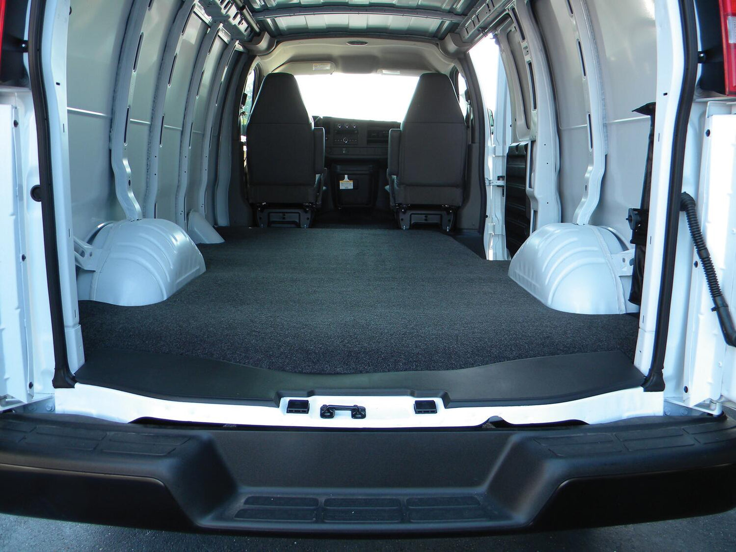 Vanrug Cargo Mat 1996-2025 Chevy Express/Gmc Savana Extended Passenger Van 3/4 Inch Closed Cell Foam Mat Size 132 Inch x 71 Inch Charcoal BedRug-3