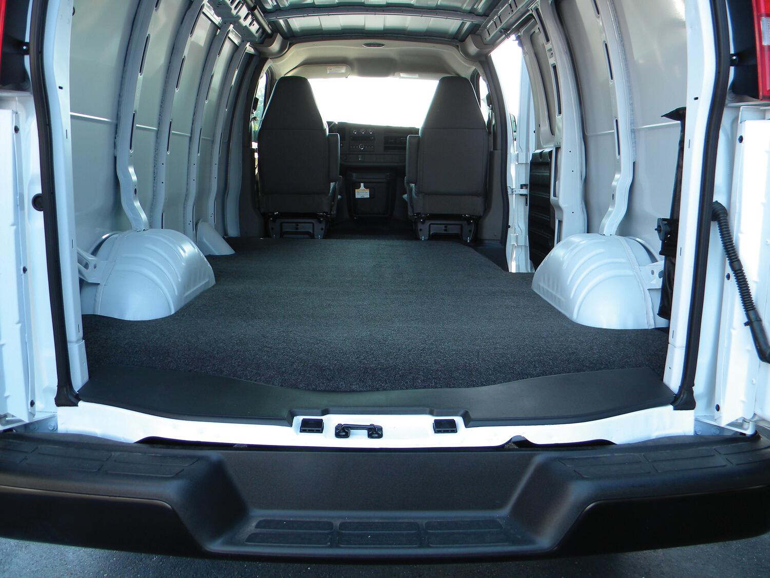Vanrug Cargo Mat 1996-2025 Chevy Express/Gmc Savana Extended Passenger Van 3/4 Inch Closed Cell Foam Mat Size 132 Inch x 71 Inch Charcoal BedRug-3