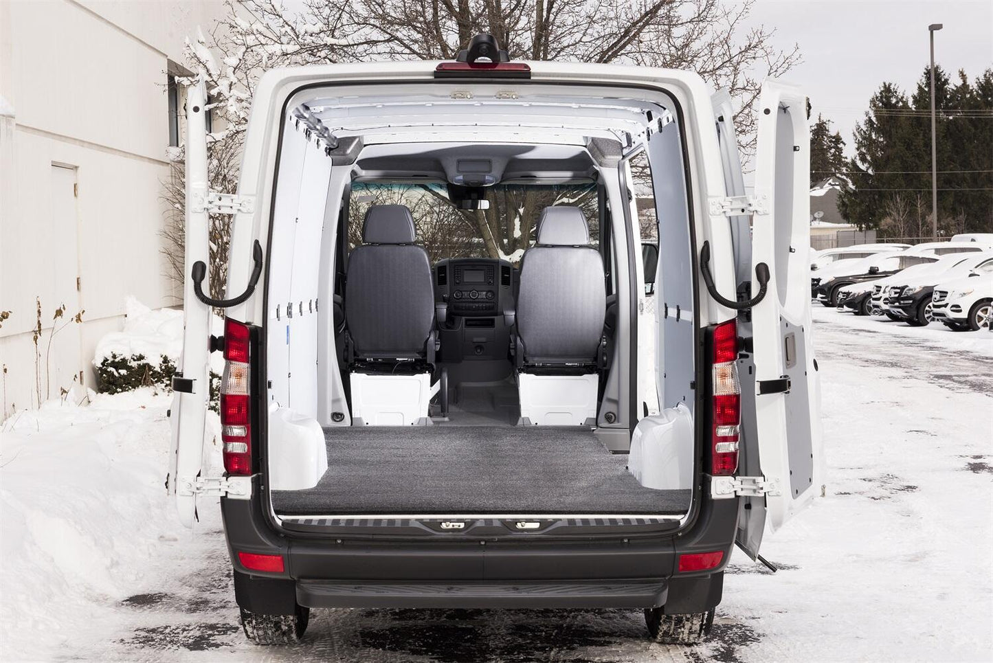Vanrug Cargo Mat 15+ Mercedes Metris w/ 126 inch Wheelbase 3/4 Inch Closed Cell Foam Mat Size 101 1/2 Inch x 65 Inch Charcoal BedRug-1