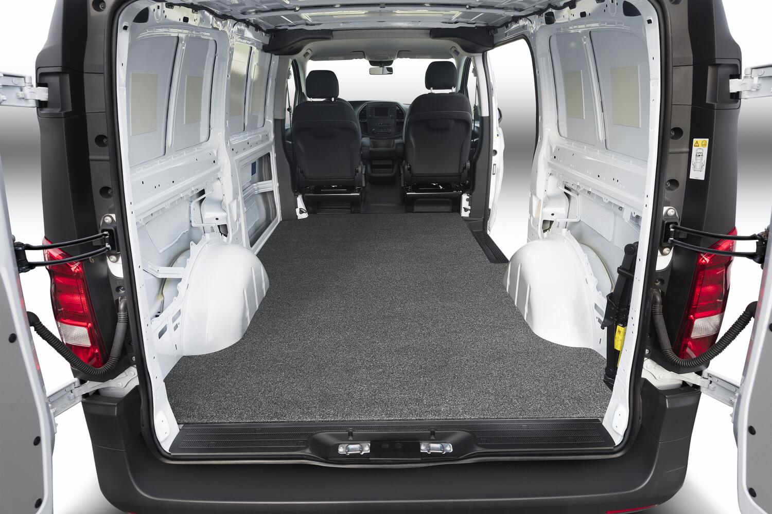Vanrug Cargo Mat 15+ Mercedes Metris w/ 126 inch Wheelbase 3/4 Inch Closed Cell Foam Mat Size 101 1/2 Inch x 65 Inch Charcoal BedRug-3