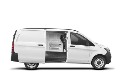Vanrug Cargo Mat 15+ Mercedes Metris w/ 126 inch Wheelbase 3/4 Inch Closed Cell Foam Mat Size 101 1/2 Inch x 65 Inch Charcoal BedRug-4