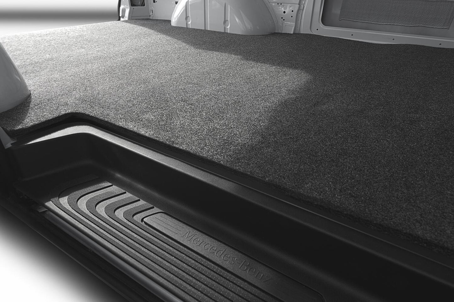 Vanrug Cargo Mat 15+ Mercedes Metris w/ 126 inch Wheelbase 3/4 Inch Closed Cell Foam Mat Size 101 1/2 Inch x 65 Inch Charcoal BedRug-6