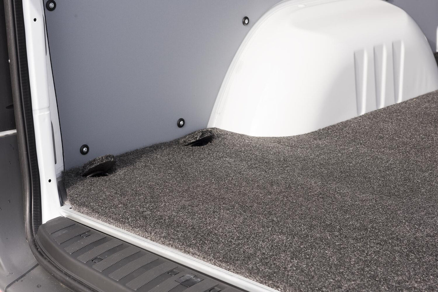 Vanrug Cargo Mat 06+ Mercedes/Dodge Sprinter 170 inch WB Ext 3/4 Inch Closed Cell Foam Mat Size 186 3/8 Inch x 69 1/4 Inch Charcoal BedRug-3