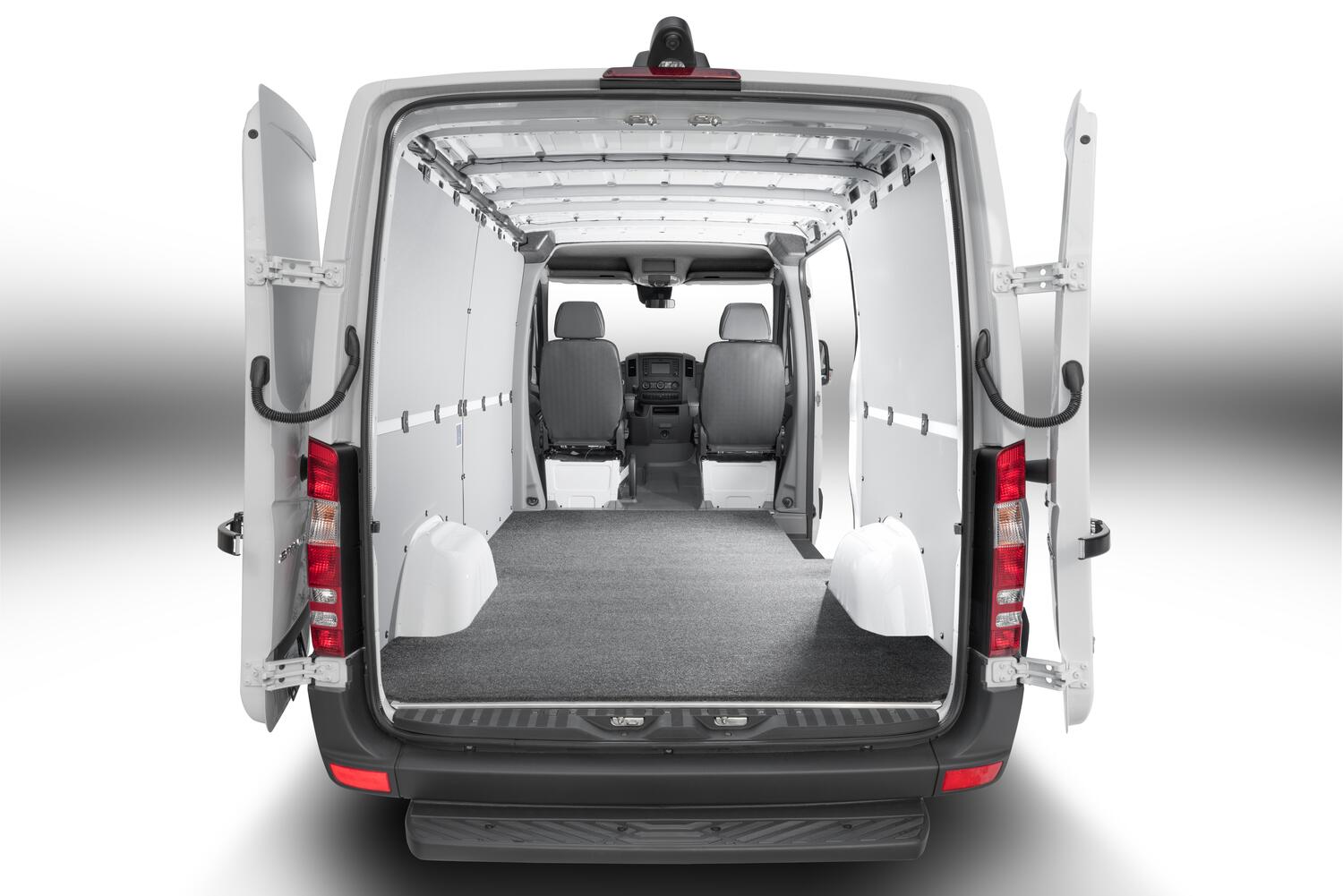 Vanrug Cargo Mat 06+ Mercedes/Dodge Sprinter 170 inch WB 3/4 Inch Closed Cell Foam Mat Size 170 7/8 Inch x 69 1/4 Inch Charcoal BedRug-1