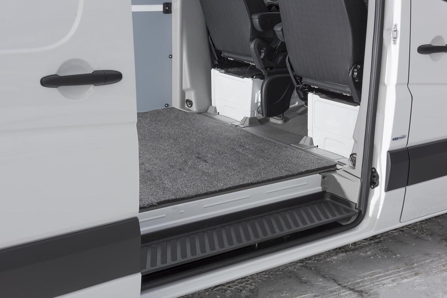 Vanrug Cargo Mat 06+ Mercedes/Dodge Sprinter 170 inch WB 3/4 Inch Closed Cell Foam Mat Size 170 7/8 Inch x 69 1/4 Inch Charcoal BedRug-5