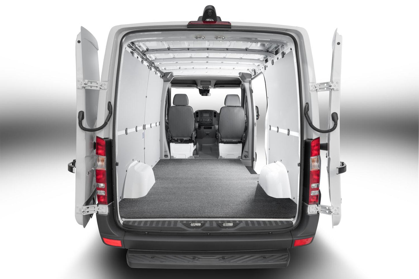 Vanrug Cargo Mat 11+ Nissan NV 3/4 Inch Closed Cell Foam Mat Size 118 1/4 Inch x 70 Inch Charcoal BedRug-1