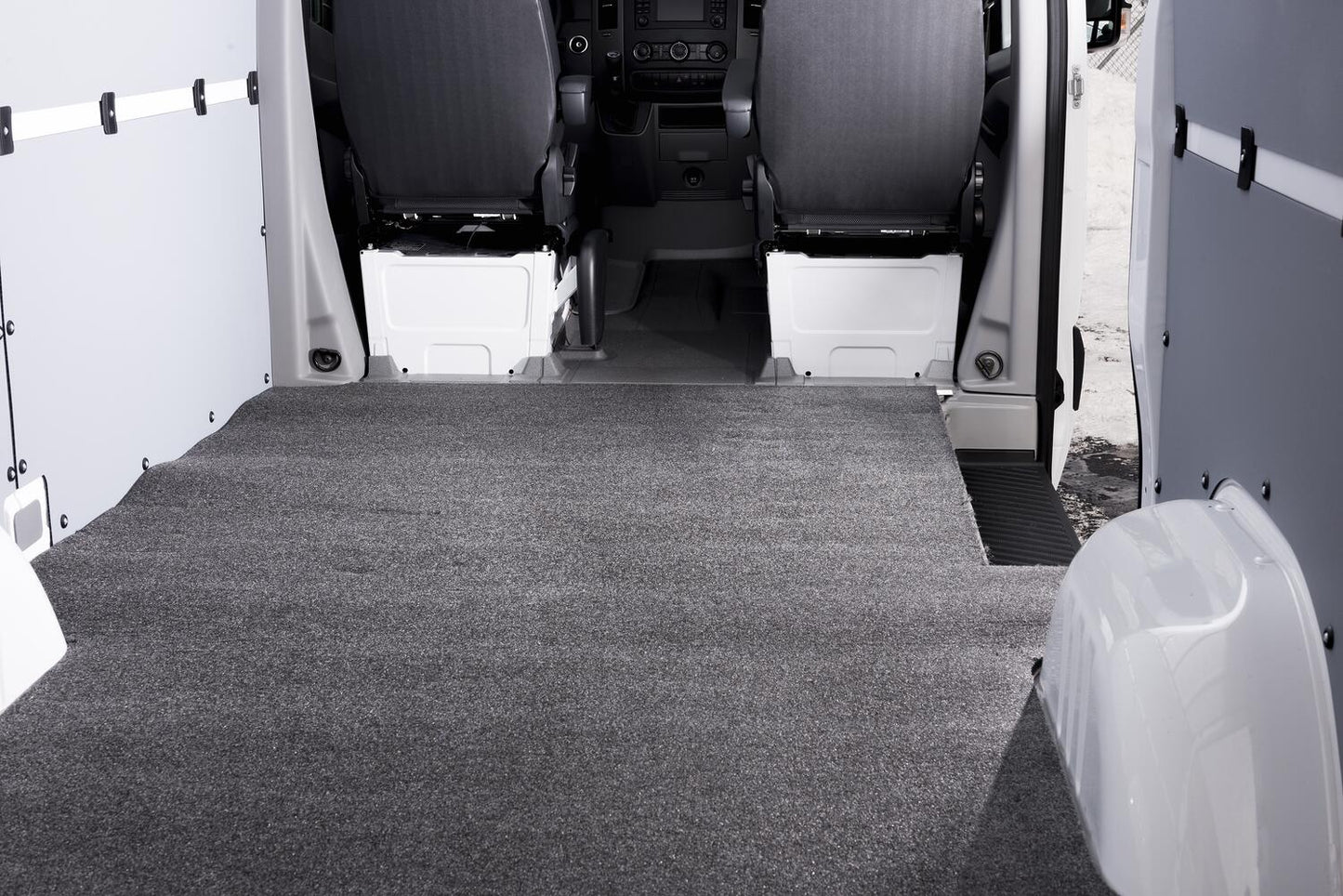 Vanrug Cargo Mat 11+ Nissan NV 3/4 Inch Closed Cell Foam Mat Size 118 1/4 Inch x 70 Inch Charcoal BedRug-4