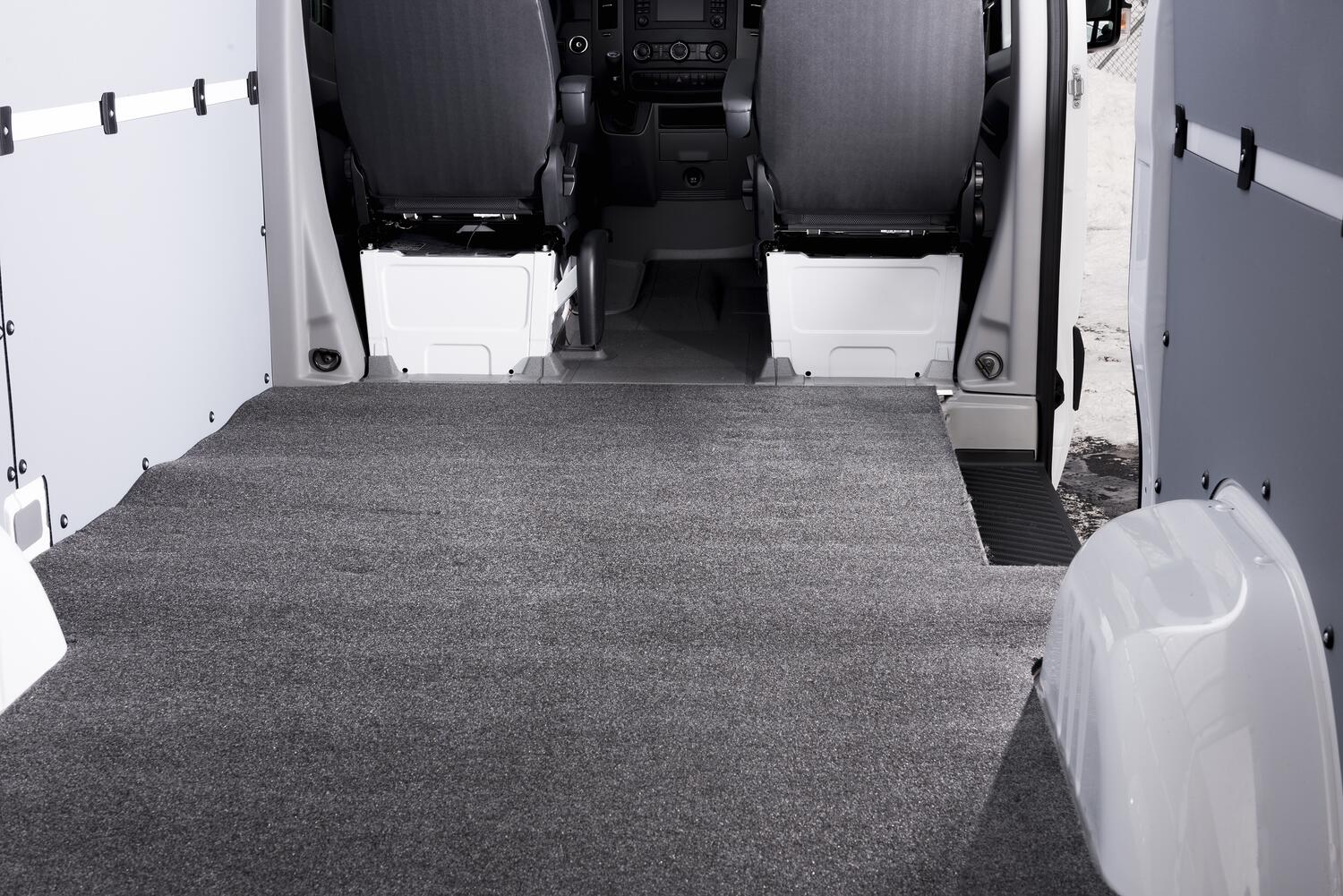 Vanrug Cargo Mat 11+ Nissan NV 3/4 Inch Closed Cell Foam Mat Size 118 1/4 Inch x 70 Inch Charcoal BedRug-4