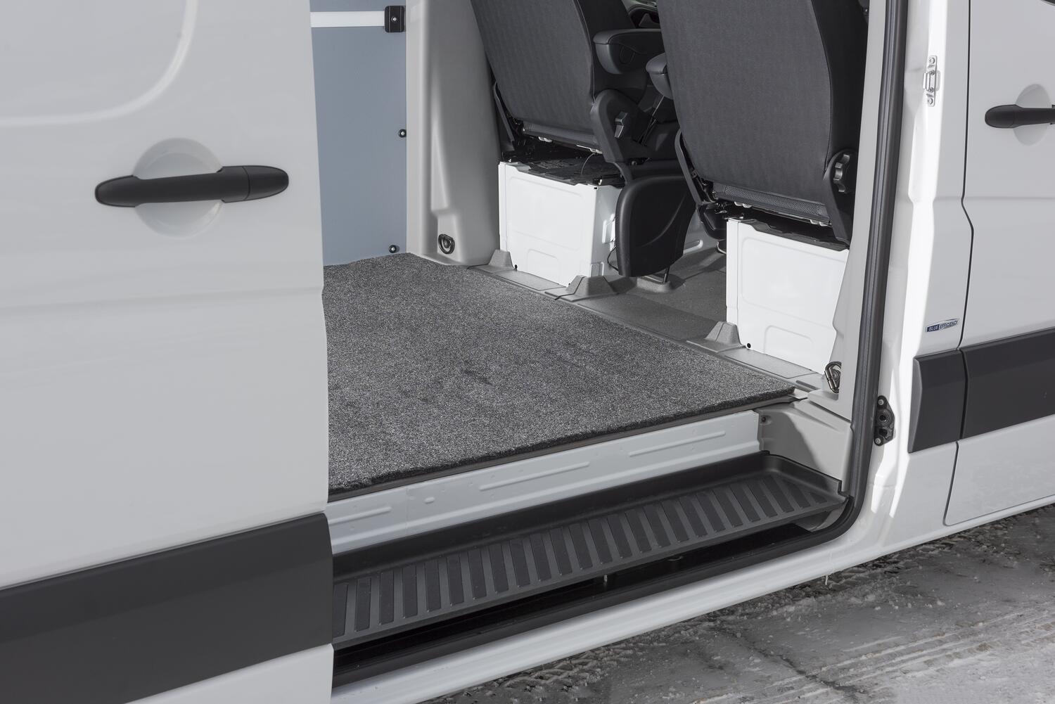 Vanrug Cargo Mat 11+ Nissan NV 3/4 Inch Closed Cell Foam Mat Size 118 1/4 Inch x 70 Inch Charcoal BedRug-5