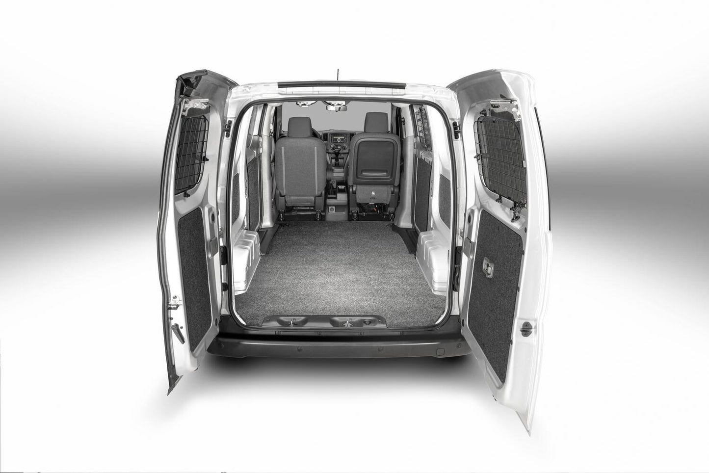 Vanrug Cargo Mat 13+ Nissan Nv200/Gm City Express 3/4 Inch Closed Cell Foam Mat Size 58 1/2 Inch x 57 Inch Charcoal BedRug-3