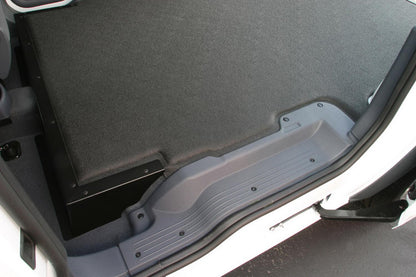 Vantred Cargo Mat 15+ Ford Transit Long Wheel Base - 148 inch WB w/o extended body 1/2 Inch Closed Cell Foam Mat Size 132 3/16 Inch x 68 5/16 Inch Charcoal BedRug
