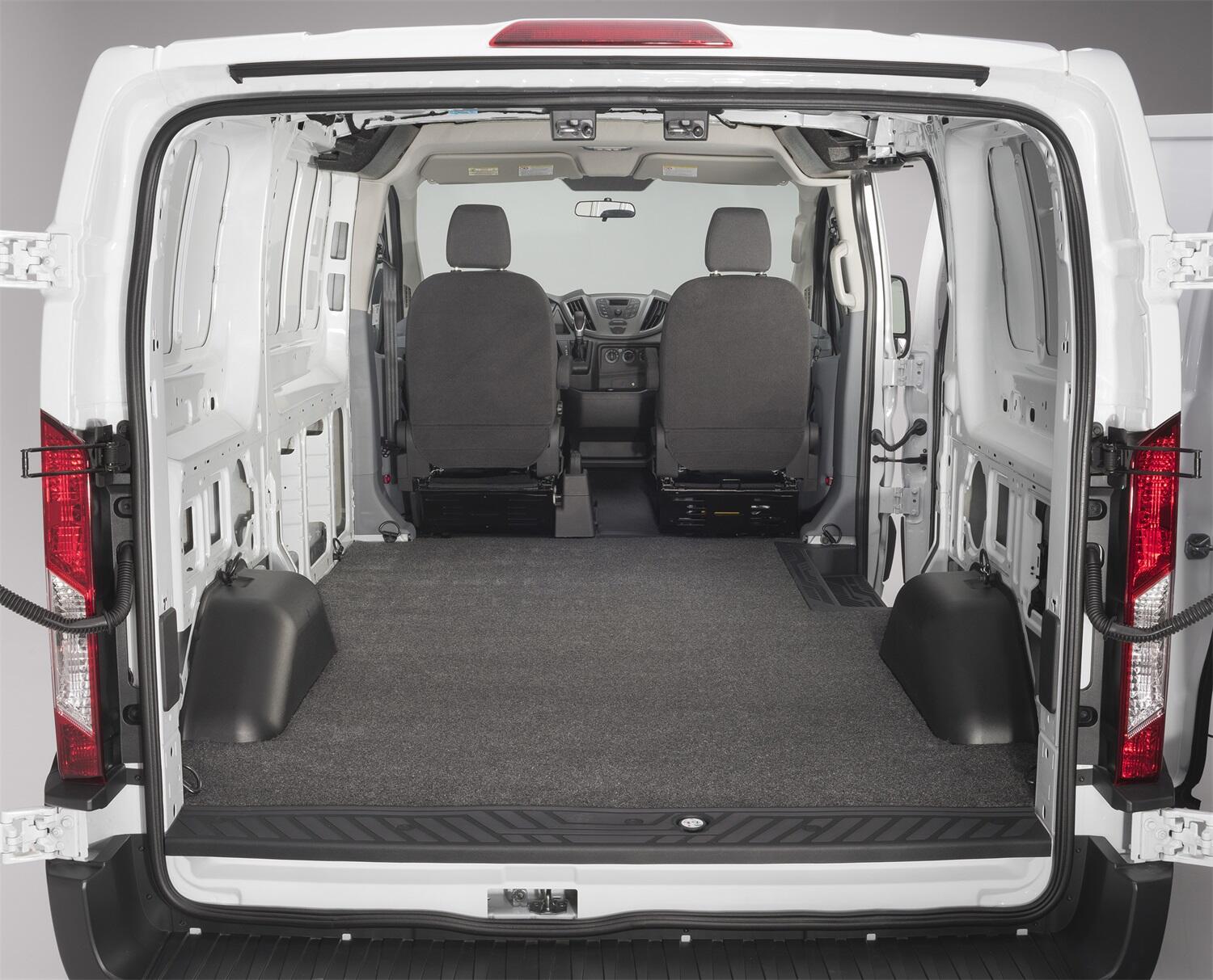 Vantred Cargo Mat 15+ Ford Transit Mwb - 130 inch WB 1/2 Inch Closed Cell Foam Mat Size 114 1/2 Inch x 68 5/16 Inch Charcoal BedRug-1