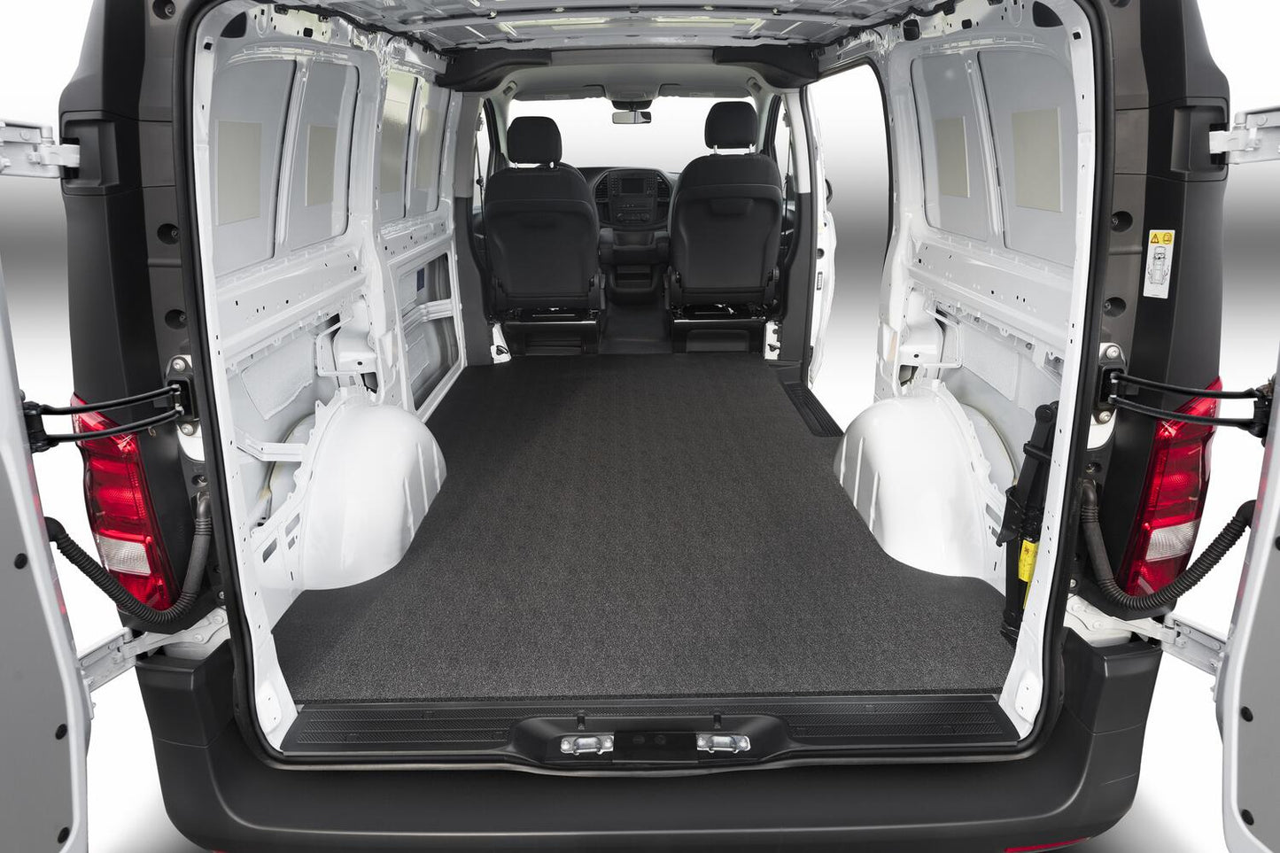 Vantred Cargo Mat 15+ Mercedes Metris w/ 126 inch Wheelbase 1/2 Inch Closed Cell Foam Mat Size 101 1/2 Inch x 65 Inch Charcoal BedRug-4