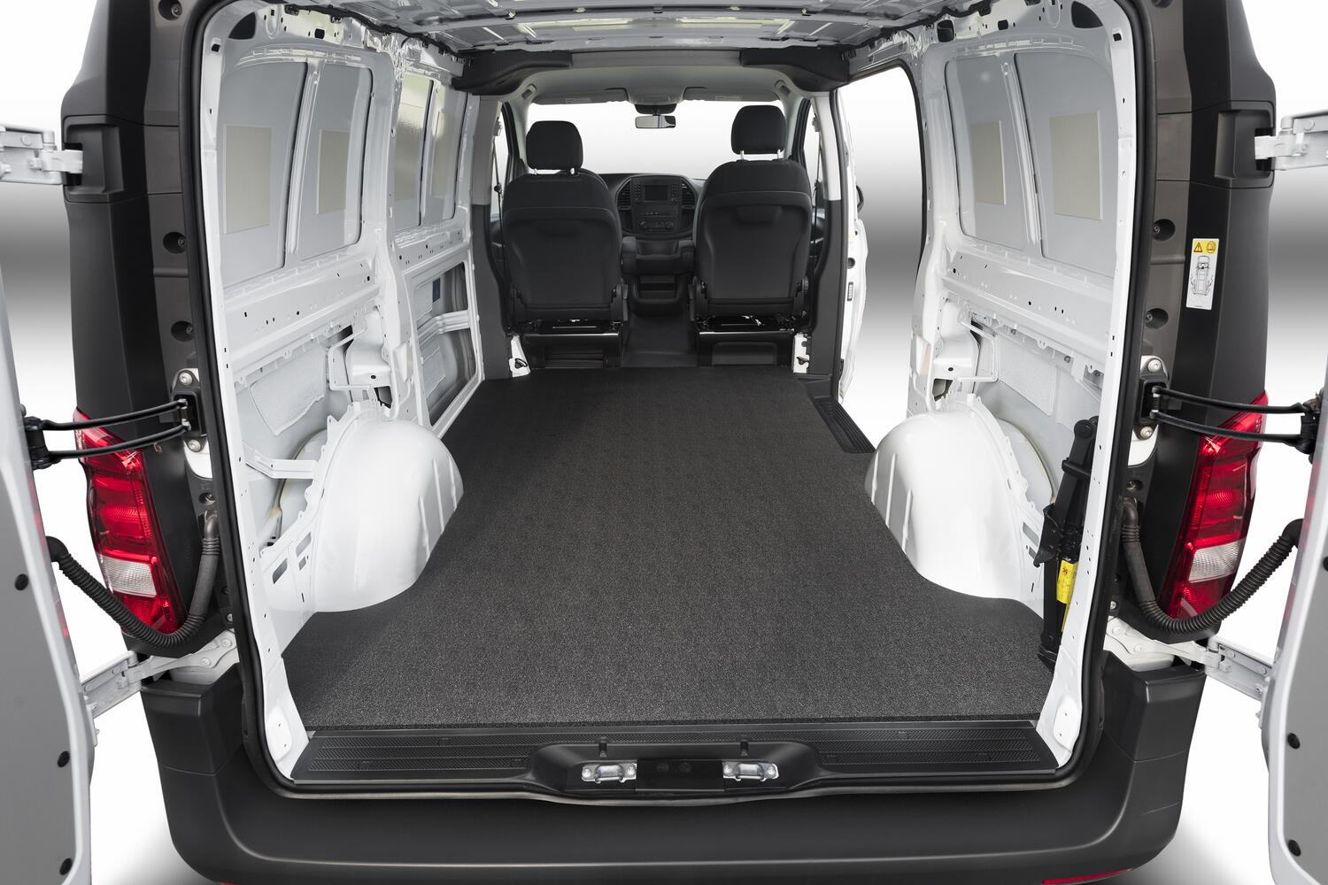 Vantred Cargo Mat 15+ Mercedes Metris w/ 126 inch Wheelbase 1/2 Inch Closed Cell Foam Mat Size 101 1/2 Inch x 65 Inch Charcoal BedRug-4
