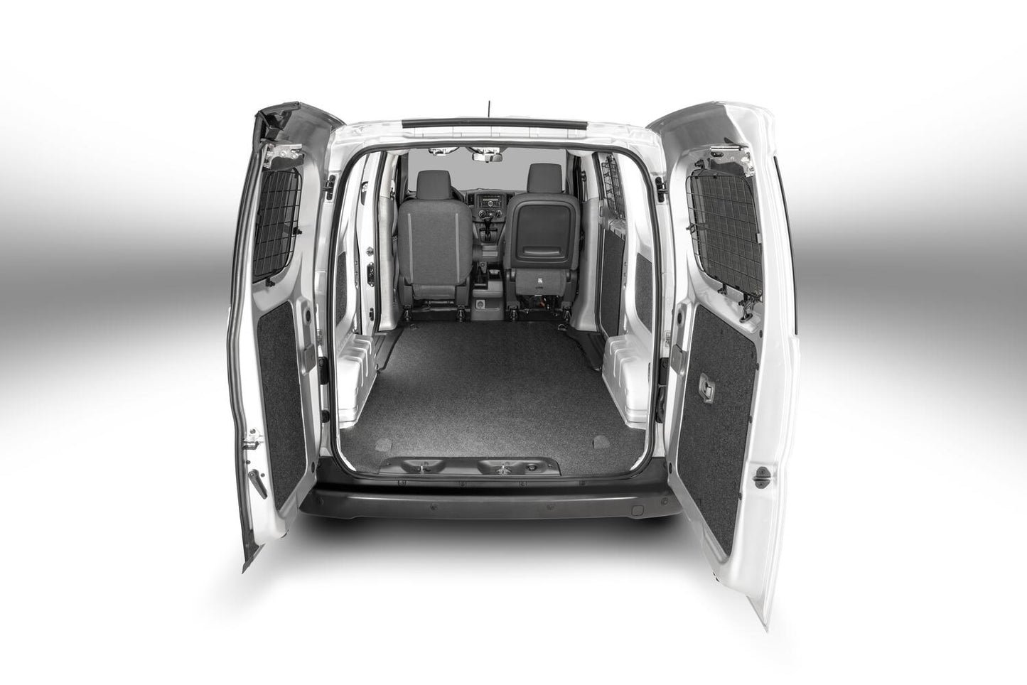 Vantred Cargo Mat 13+ Nissan Nv200/Gm City Express 1/2 Inch Closed Cell Foam Mat Size 79 3/8 Inch x 57 7/8 Inch Charcoal BedRug-5
