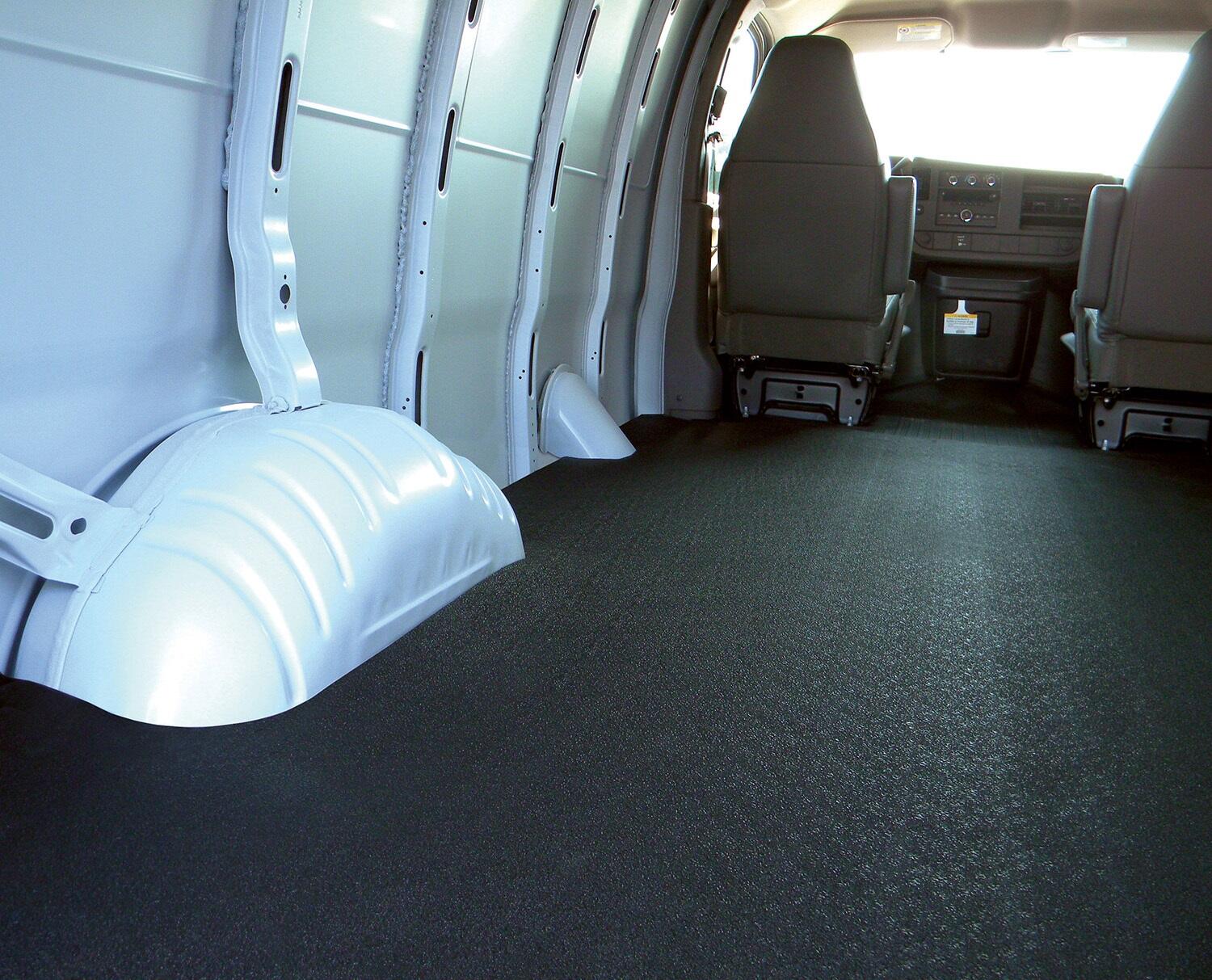 Vantred Cargo Mat 92-14 Ford E-Series Standard 1/2 Inch Closed Cell Foam Mat Size 116 3/4 Inch x 70 1/2 Inch Charcoal BedRug-3