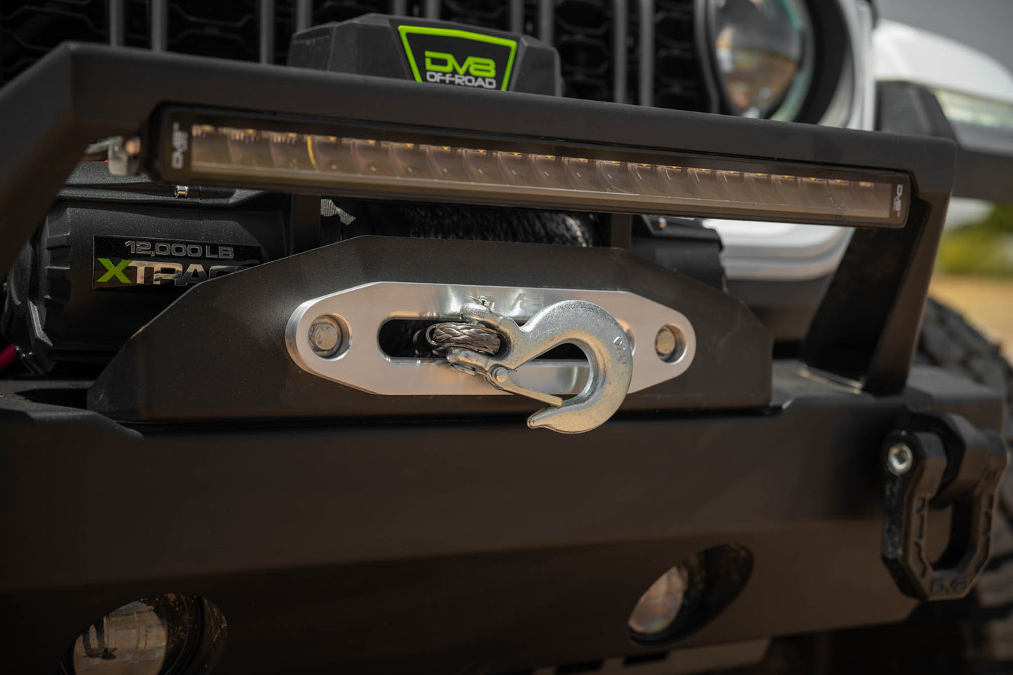 Xtract 12k Synthetic Rope Winch DV8 Offroad-11