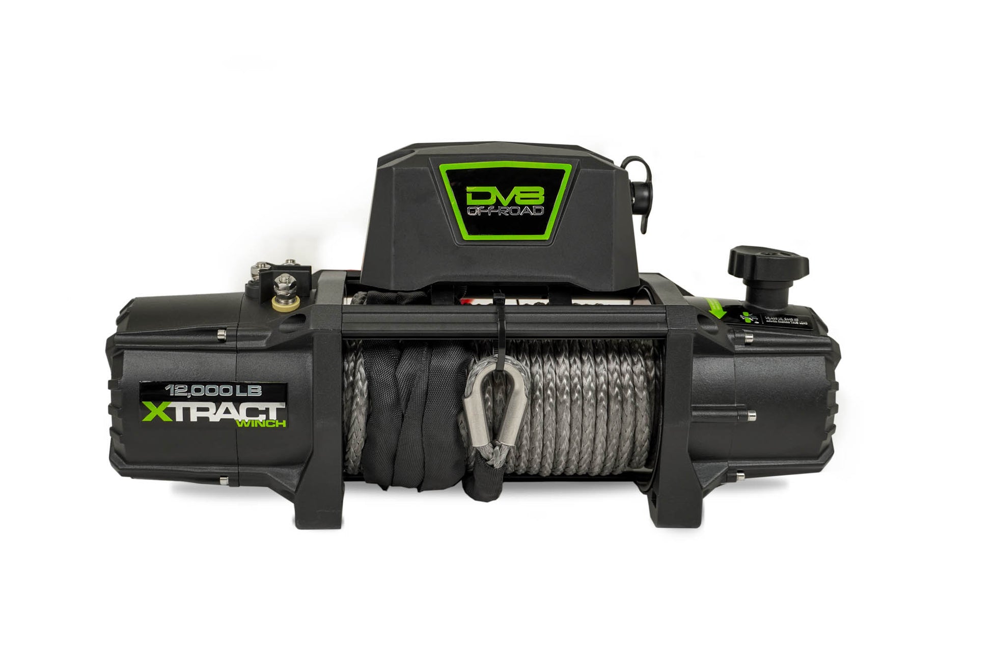Xtract 12k Synthetic Rope Winch DV8 Offroad-12