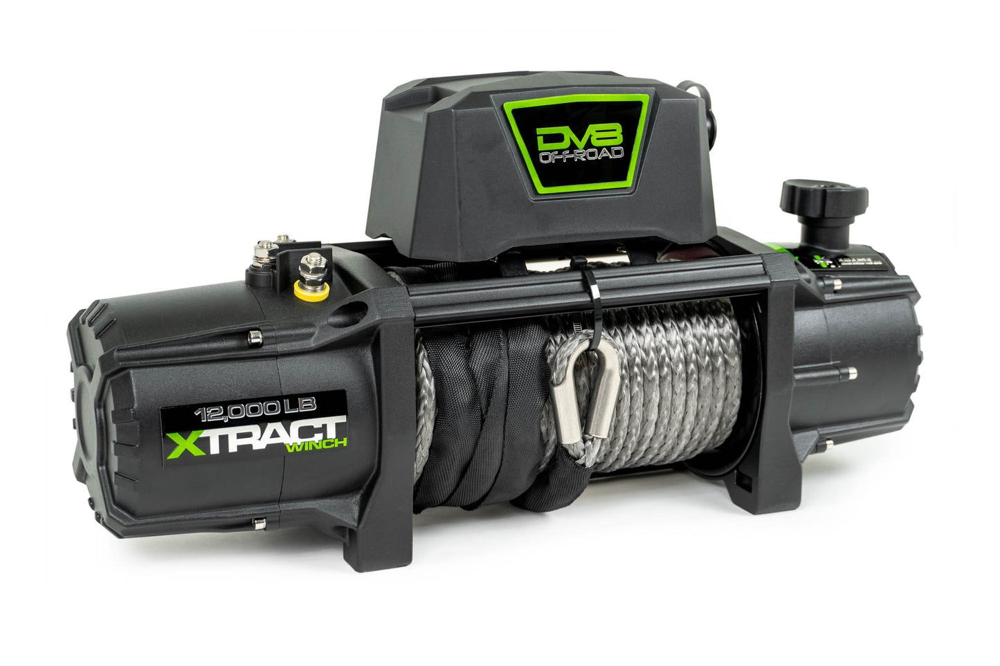 Xtract 12k Synthetic Rope Winch DV8 Offroad-16