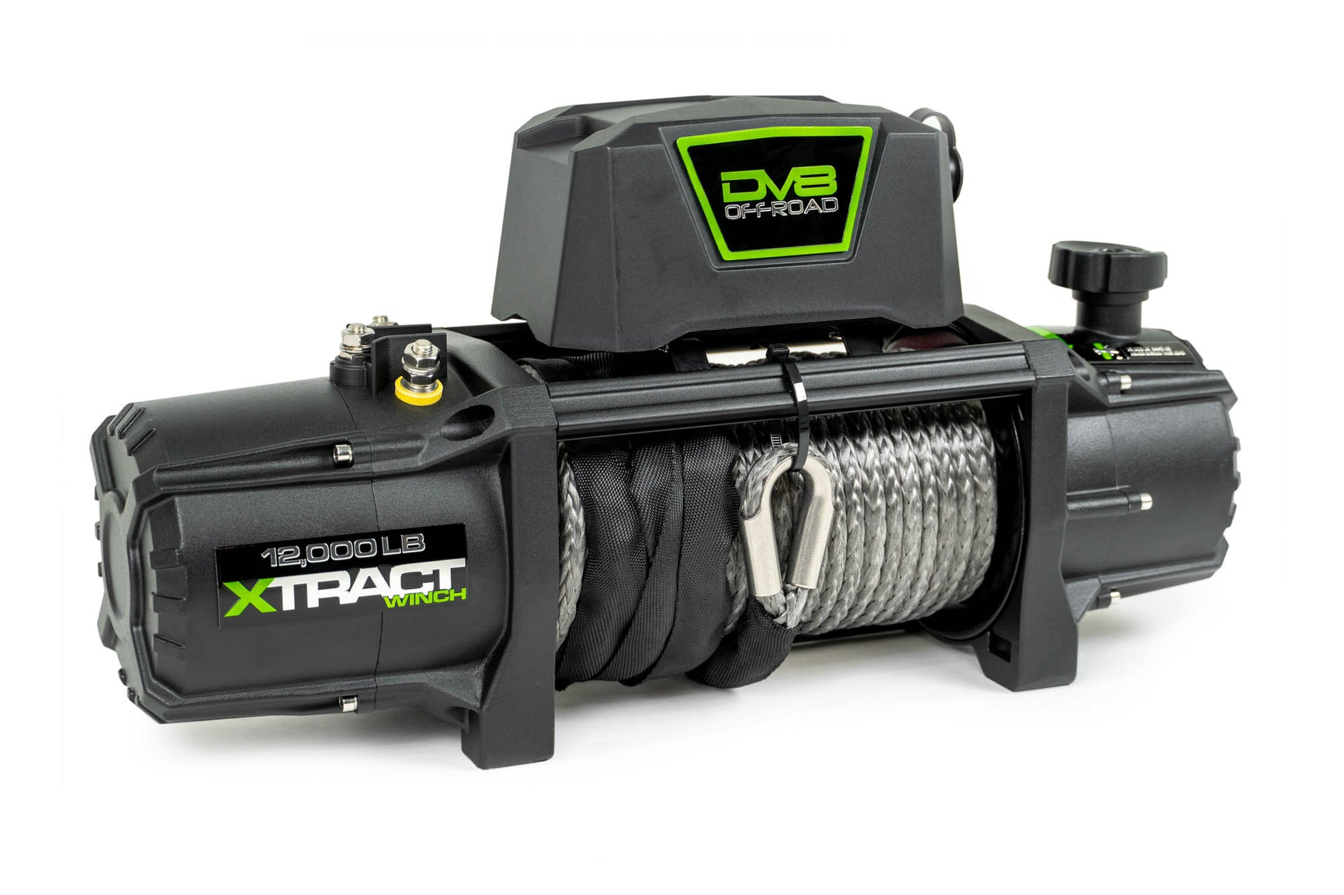 Xtract 12k Synthetic Rope Winch DV8 Offroad-16