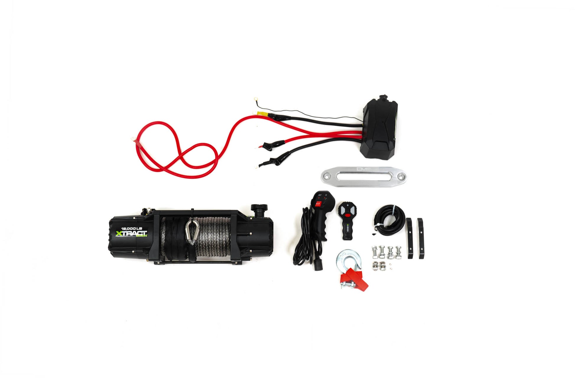 Xtract 12k Synthetic Rope Winch DV8 Offroad-18