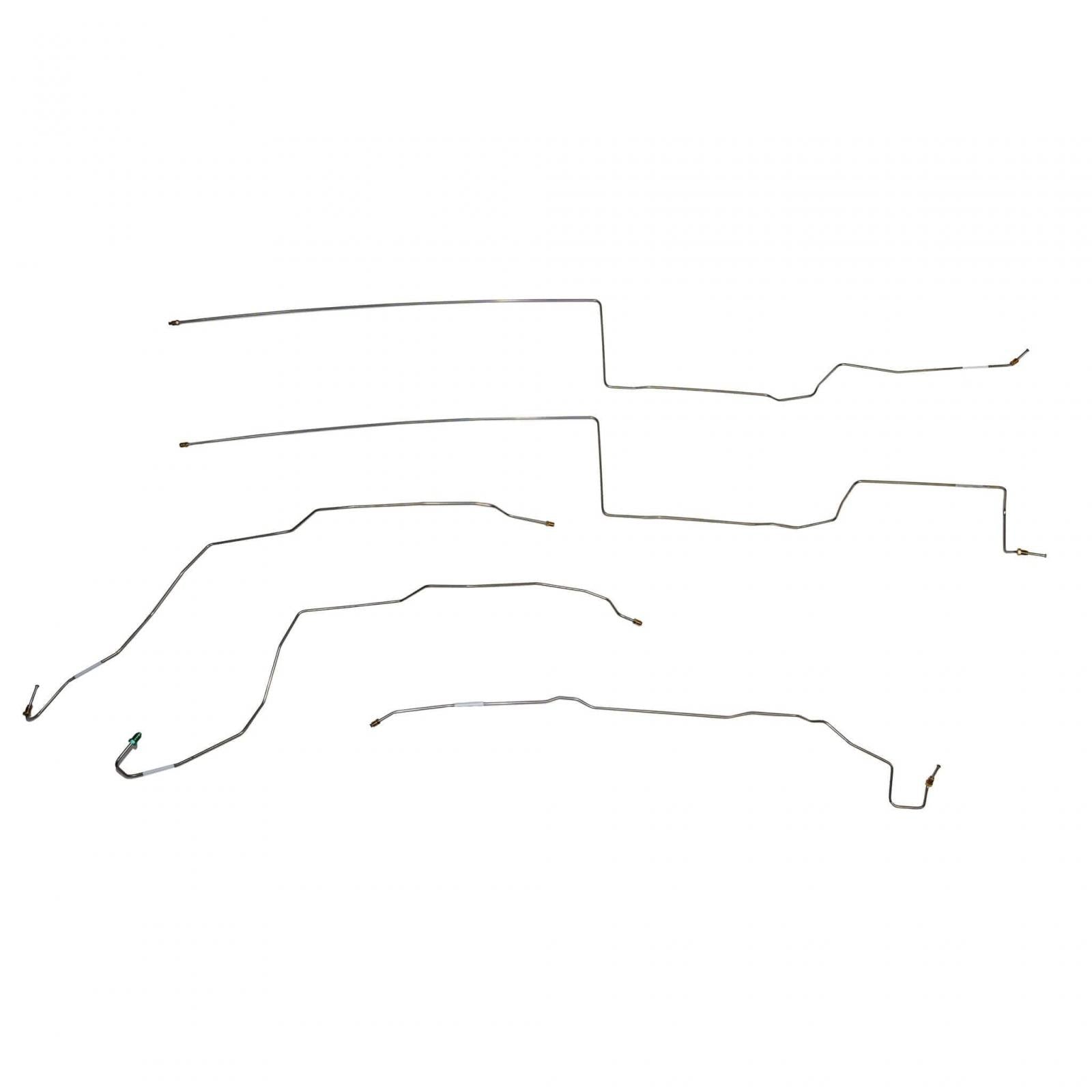 2014 - 17 JEEP Cherokee, 4wd, Intermediate Brake Line Set Steel Fine Lines