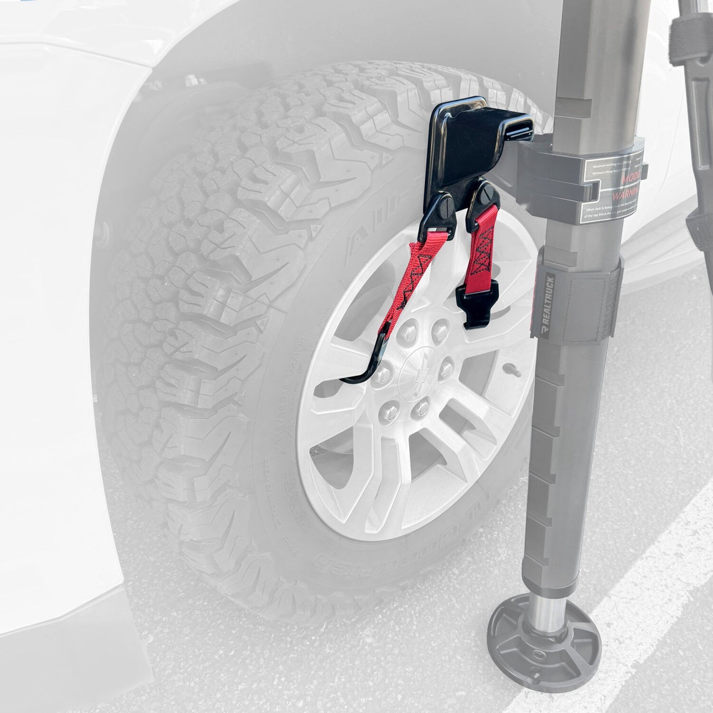 El Gato EG1 Tire Strap Hook Accessory Black Go Rhino-1