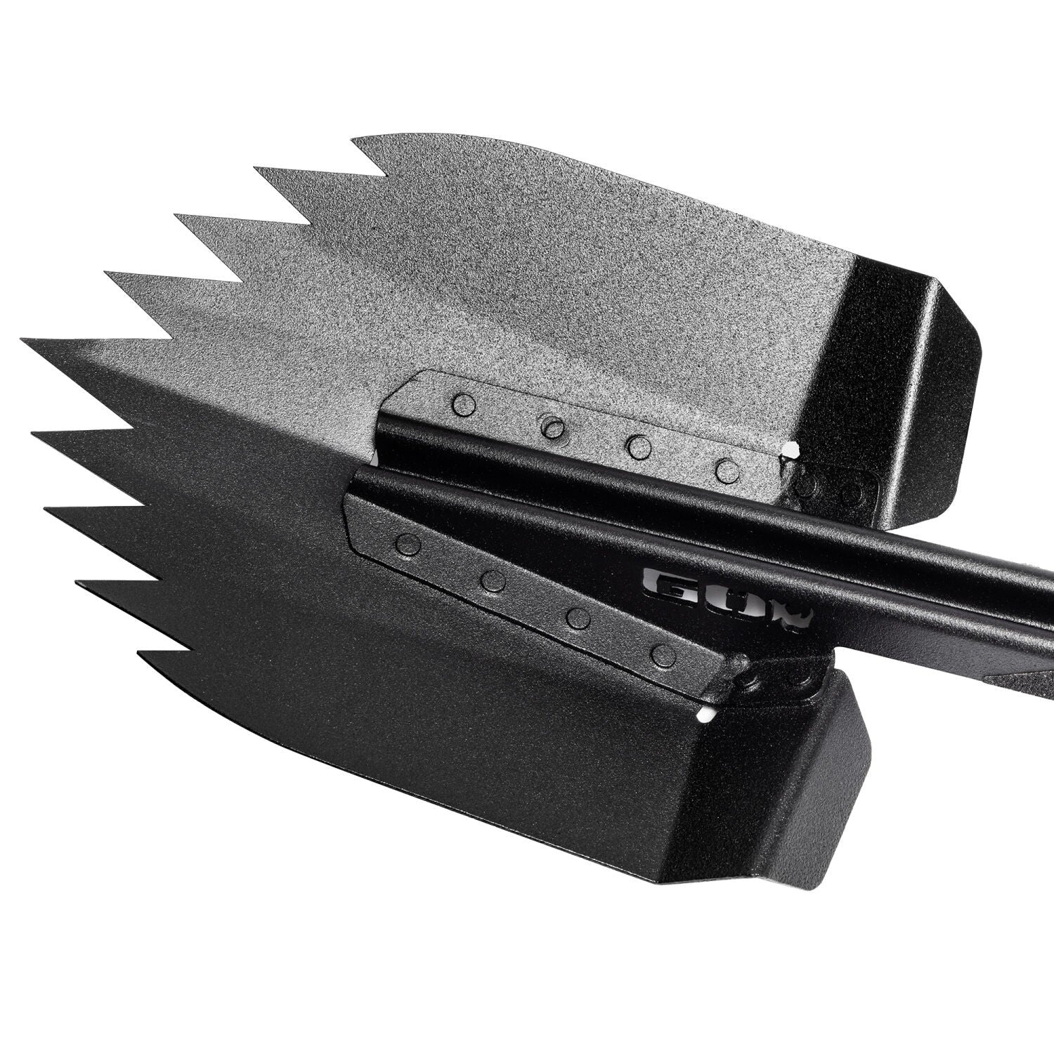 Xventure Gear Sharktooth Stackable Shovel Textured Black Go Rhino-1