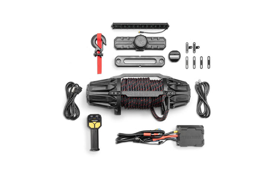 RealTruck Traction Recovery 10K Winch Black Go Rhino
