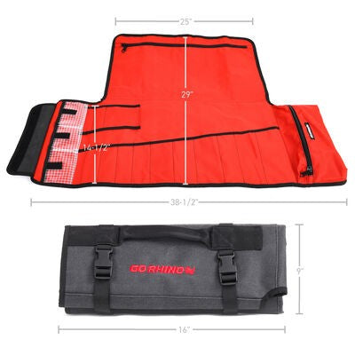 Xventure Gear Tool Roll Textured Black Go Rhino-6
