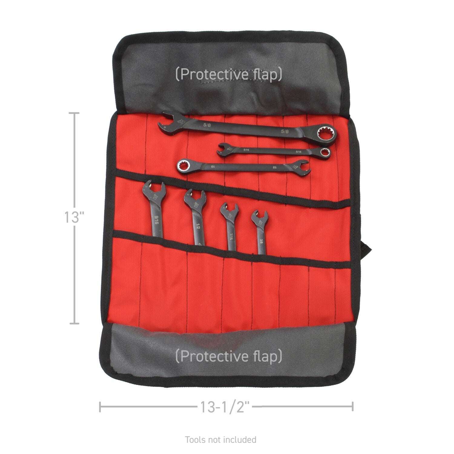 Xventure Gear Wrench Roll Textured Black Go Rhino-5