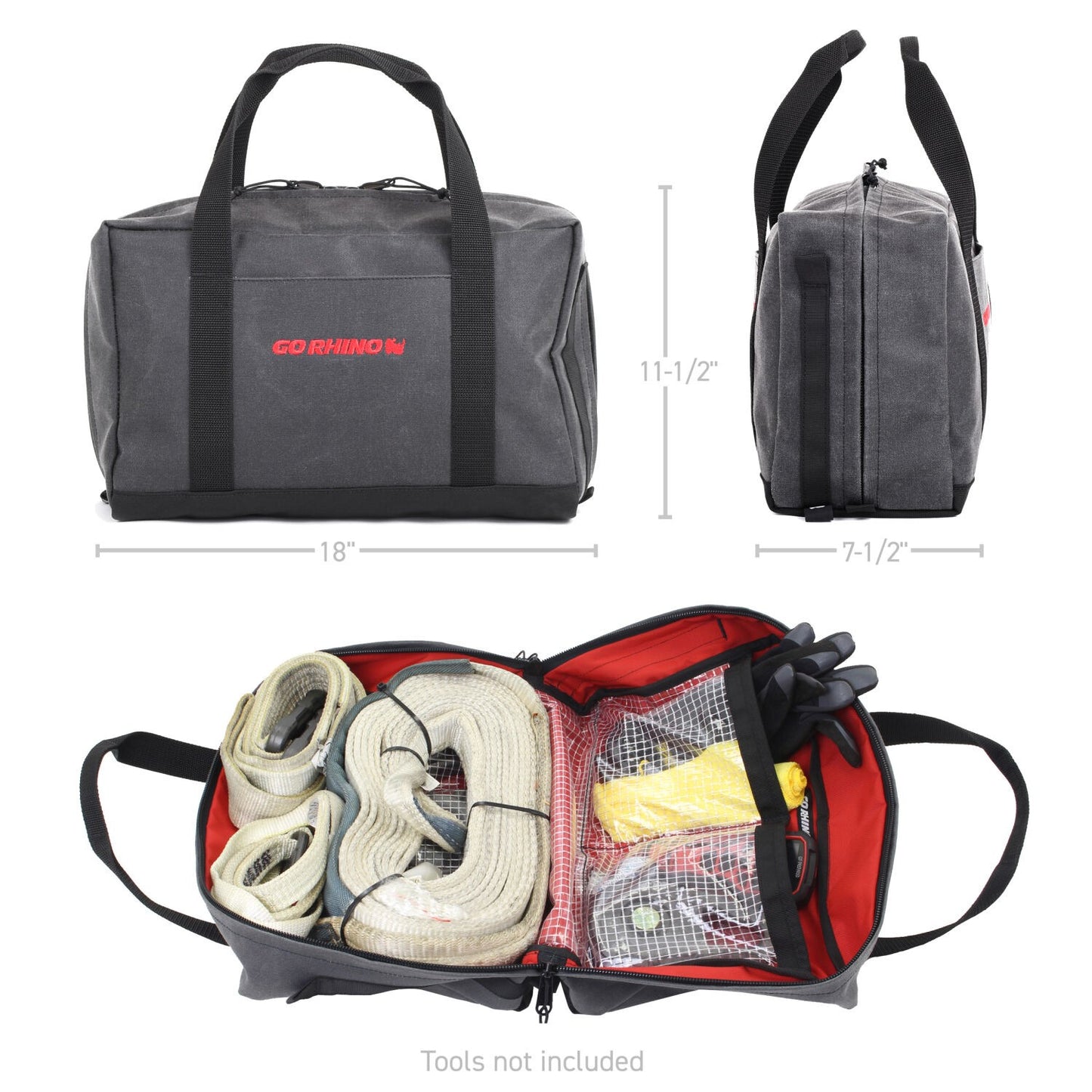 Xventure Gear Recovery Bag Textured Black Go Rhino-9