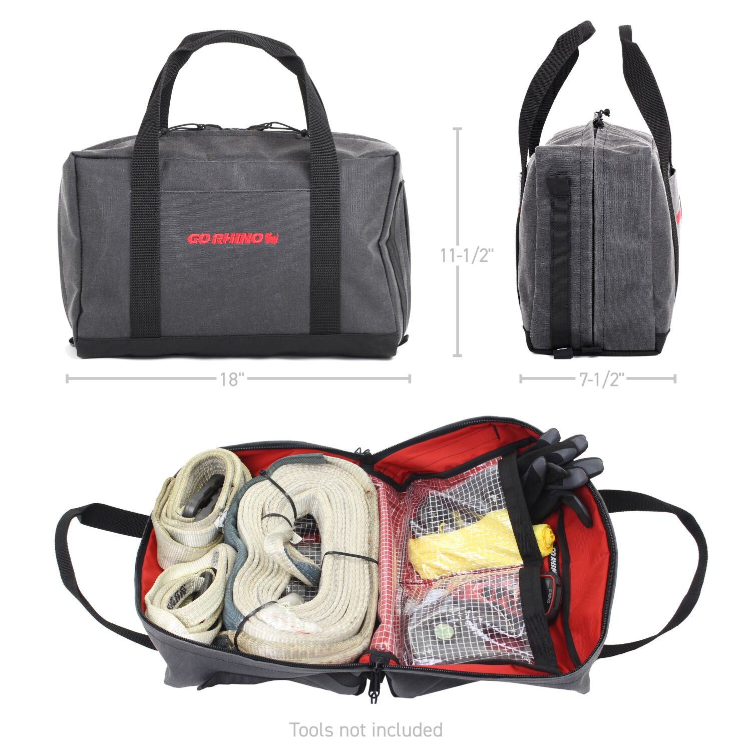 Xventure Gear Recovery Bag Textured Black Go Rhino-9