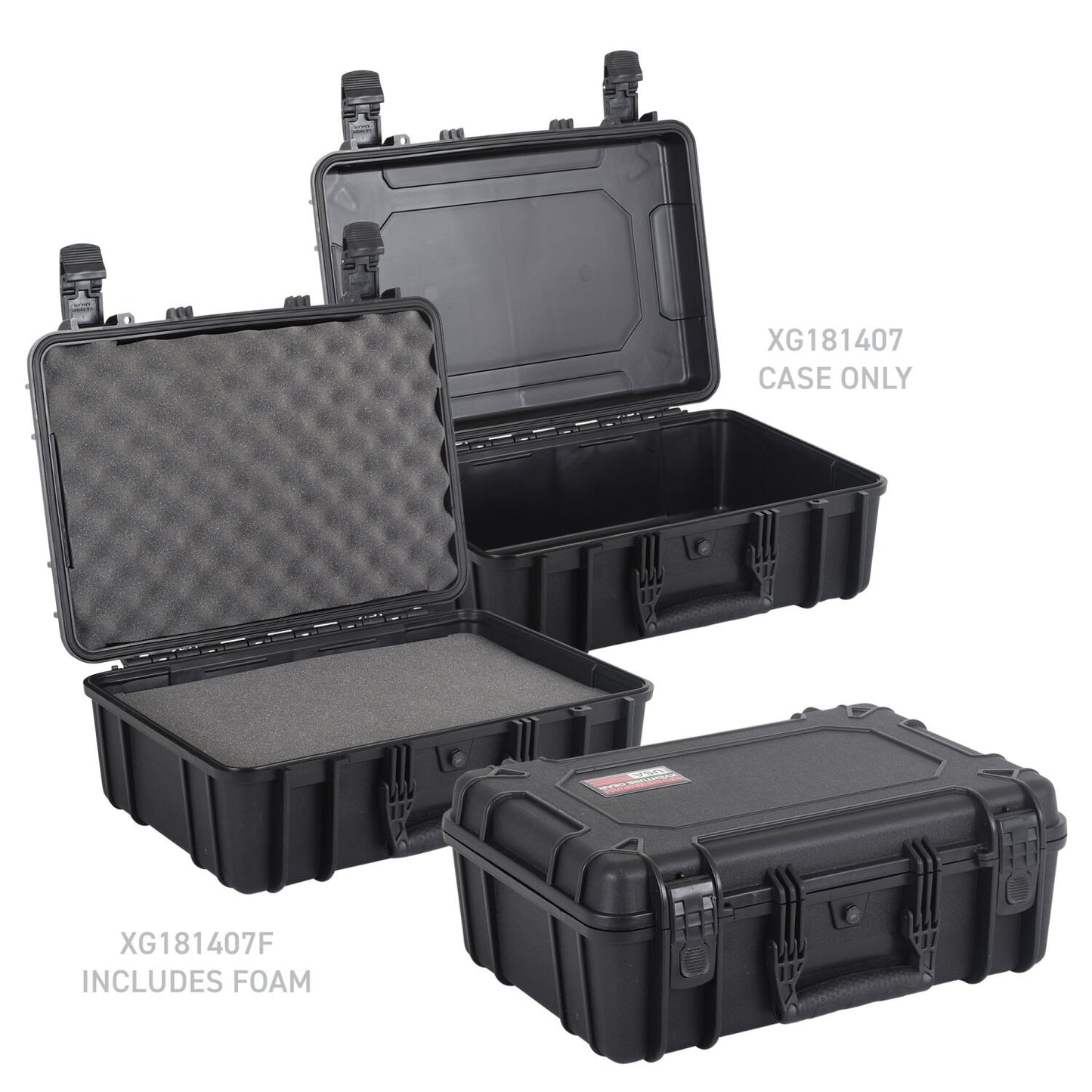 Xventure Gear Hard Case Medium Box 18 Inch Textured Black Go Rhino-8