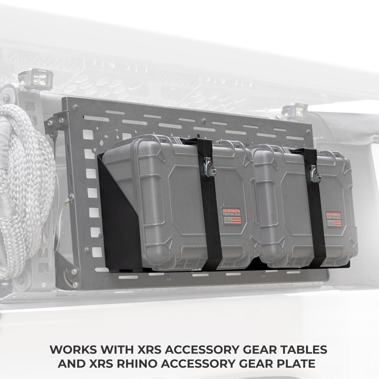 Xventure Gear Hard Case Mount Large 25 Inch Textured Black Go Rhino-3