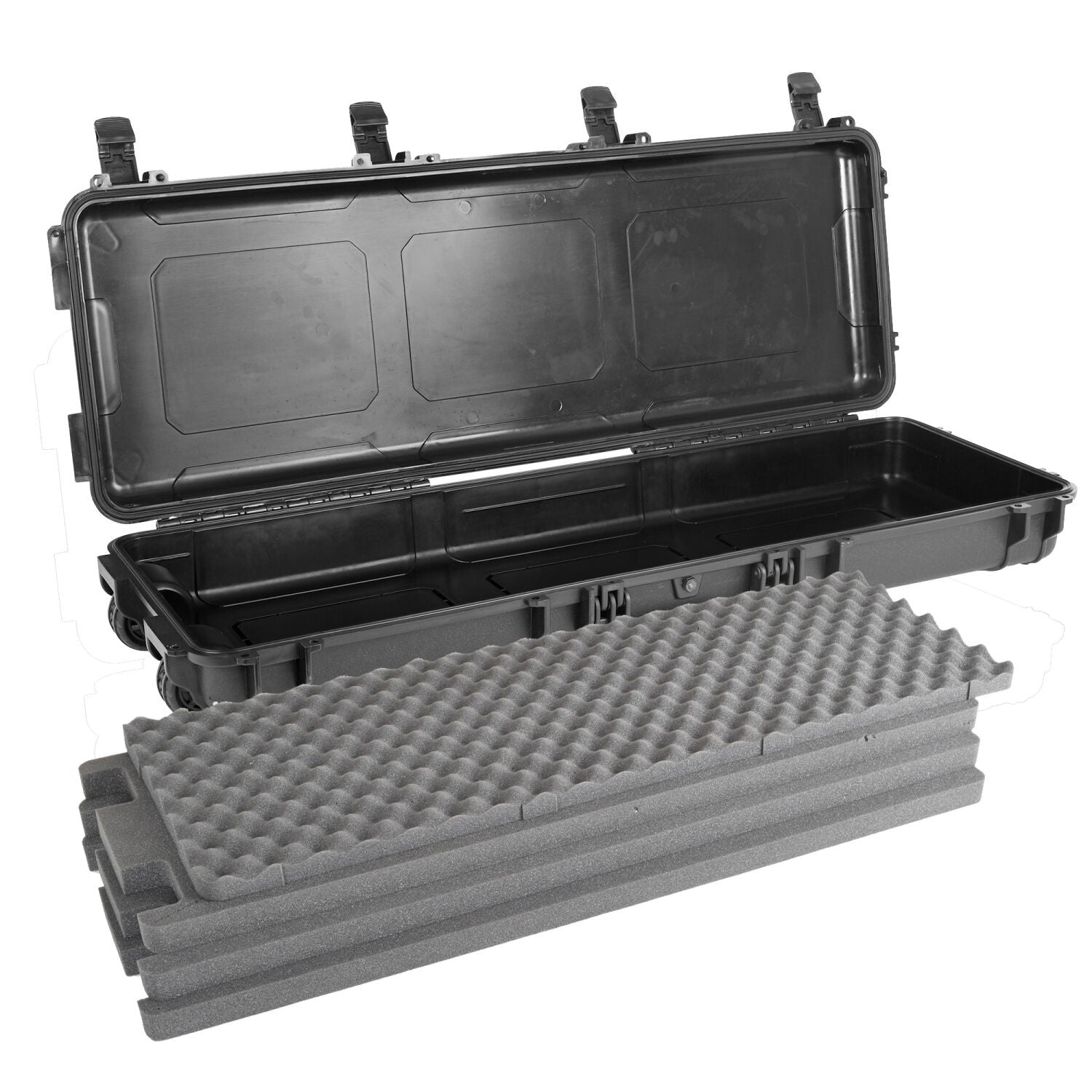 Xventure Gear Hard Case With Foam Long Box 45 Inch Textured Black Go Rhino-8