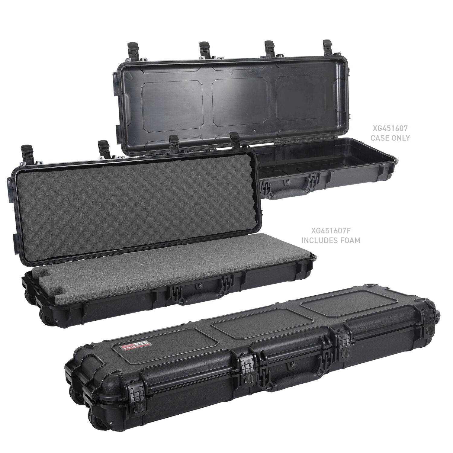 Xventure Gear Hard Case Long Box 45 Inch Textured Black Go Rhino-6
