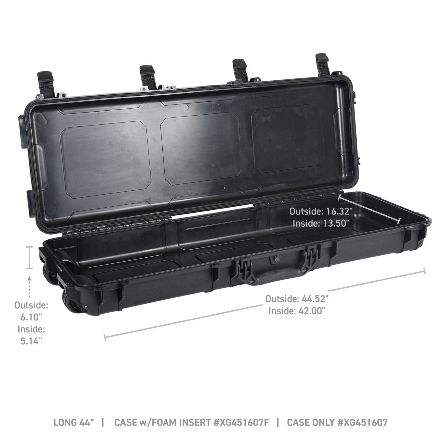 Xventure Gear Hard Case Long Box 45 Inch Textured Black Go Rhino-7