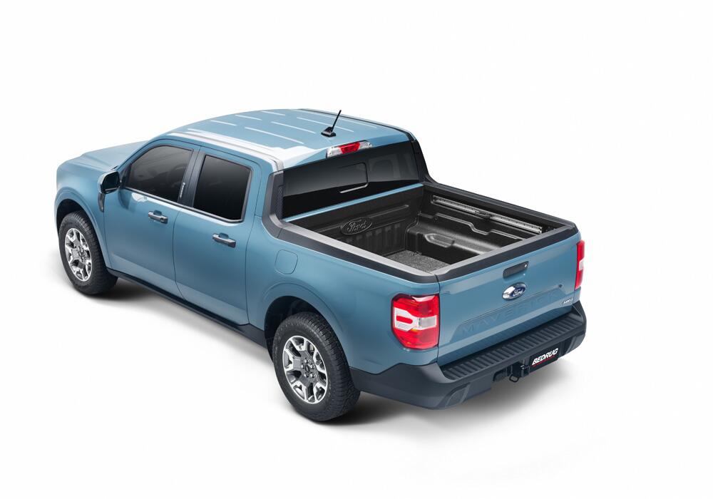XLT Mat Spray In 22-25 Ford Maverick Charcoal BedRug-3