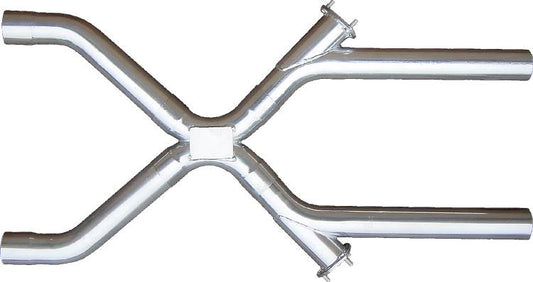 Xchange X-Pipe Crossover Kit Intermediate Pipe 3 in Hardware Inc Polished 304 Stainless Steel Pypes Performance Exhaust