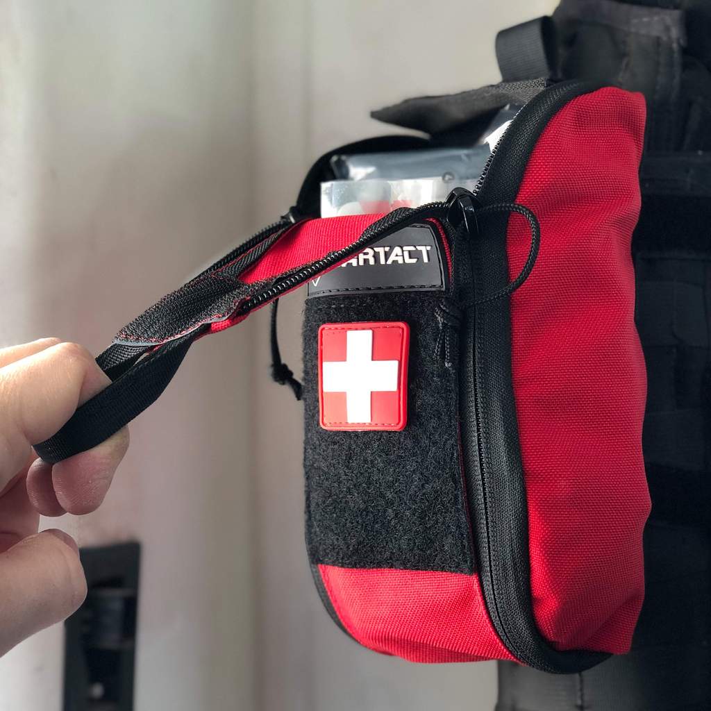 Roll Bar IFAK Kit Pouch MOLLE Back 1000d Cordura Nylon PALS Compatible Bartact-2