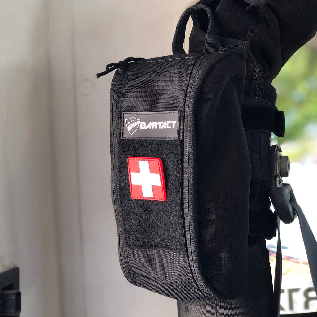 Roll Bar IFAK Kit Pouch MOLLE Back 1000d Cordura Nylon PALS Compatible Bartact-7