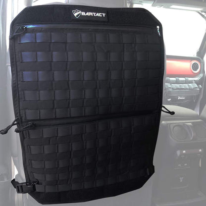 Molle Modular Seat Back Molle Panel Pouch System W/ 2 Zippered Pockets Bartact-1