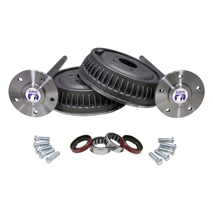 5 Lug Conversion Kit For 1965-1969 GM 12-Bolt Truck 12T '65-'69 5 Lug Rear Conversion Kit W/Axles Drums Bearings & Studs 30 34 Inch 30 Spline 5X5, Yukon Gear & Axle