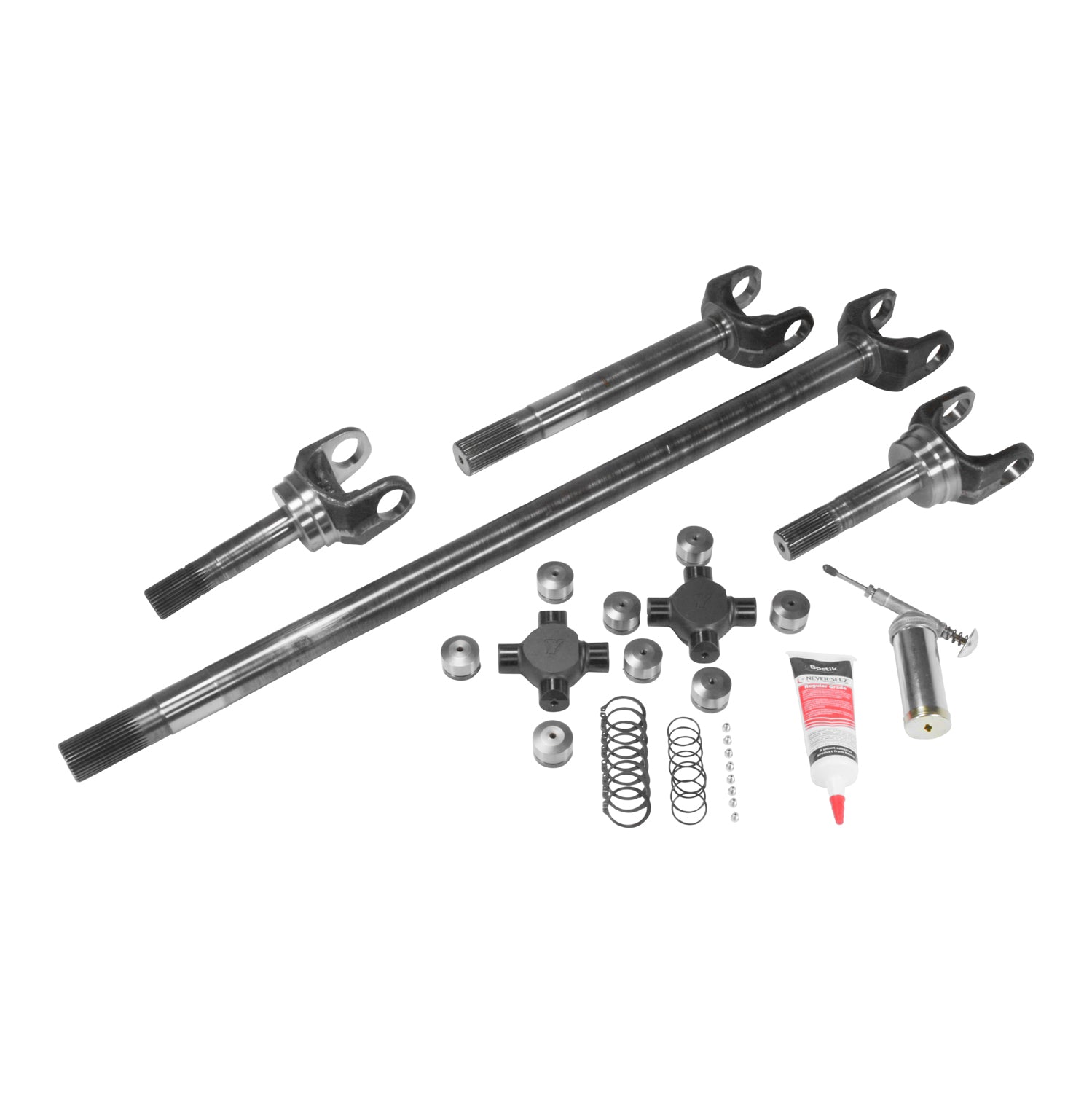 Chromoly Front Kit For Dana 30 With Super Joint 27 Spline Chromoly Front Kit For Dana 30 With Super Joint 27 Spline Yukon Gear & Axle